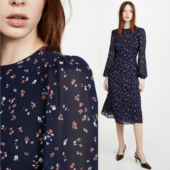 NWT Reformation Luanne Midi Dress - Escondido - Picture 2 of 7